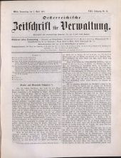 Österreichische Zeitschrift für Verwaltung