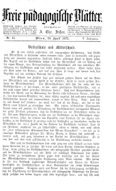 Freie Pädagogische Blätter