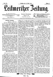 Leitmeritzer Zeitung