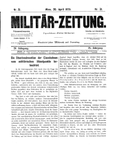 Militär-Zeitung