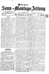 Wiener Sonn- und Montags-Zeitung