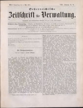 Österreichische Zeitschrift für Verwaltung