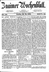 Znaimer Wochenblatt