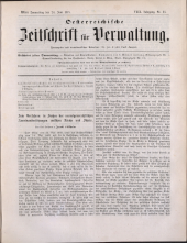 Österreichische Zeitschrift für Verwaltung