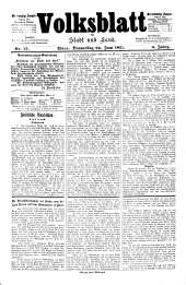 Volksblatt für Stadt und Land