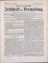 Österreichische Zeitschrift für Verwaltung