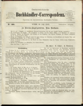 Oesterreichische Buchhändler-Correspondenz