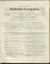 Oesterreichische Buchhändler-Correspondenz