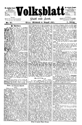 Volksblatt für Stadt und Land