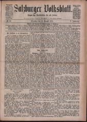 Salzburger Volksblatt: unabh. Tageszeitung f. Stadt u. Land Salzburg