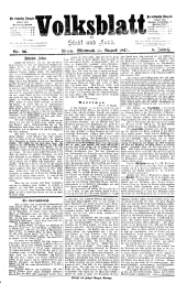 Volksblatt für Stadt und Land