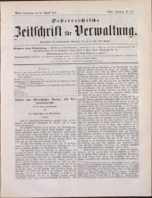 Österreichische Zeitschrift für Verwaltung