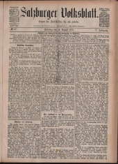 Salzburger Volksblatt: unabh. Tageszeitung f. Stadt u. Land Salzburg