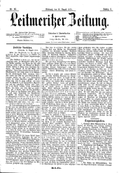 Leitmeritzer Zeitung