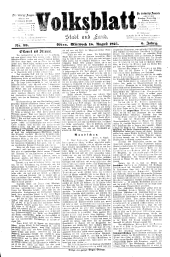 Volksblatt für Stadt und Land