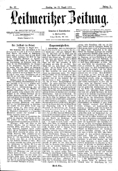 Leitmeritzer Zeitung