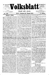 Volksblatt für Stadt und Land