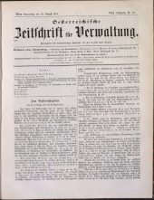 Österreichische Zeitschrift für Verwaltung