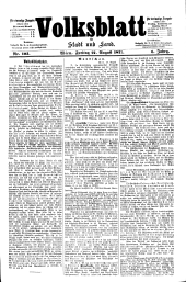 Volksblatt für Stadt und Land