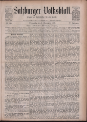 Salzburger Volksblatt: unabh. Tageszeitung f. Stadt u. Land Salzburg