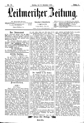 Leitmeritzer Zeitung