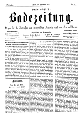 Österreichische Badezeitung