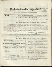 Oesterreichische Buchhändler-Correspondenz