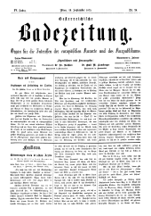 Österreichische Badezeitung