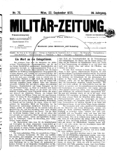 Militär-Zeitung