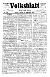 Volksblatt für Stadt und Land