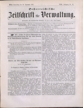 Österreichische Zeitschrift für Verwaltung