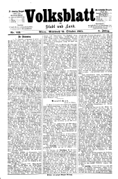 Volksblatt für Stadt und Land