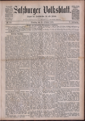 Salzburger Volksblatt: unabh. Tageszeitung f. Stadt u. Land Salzburg