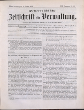 Österreichische Zeitschrift für Verwaltung