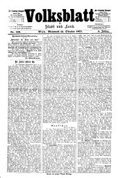 Volksblatt für Stadt und Land