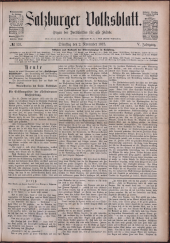 Salzburger Volksblatt: unabh. Tageszeitung f. Stadt u. Land Salzburg