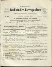 Oesterreichische Buchhändler-Correspondenz