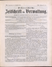 Österreichische Zeitschrift für Verwaltung