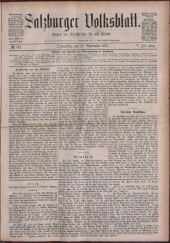 Salzburger Volksblatt: unabh. Tageszeitung f. Stadt u. Land Salzburg