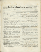 Oesterreichische Buchhändler-Correspondenz