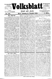 Volksblatt für Stadt und Land