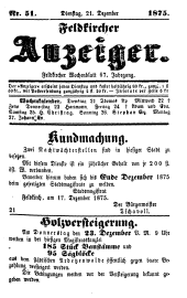 Feldkircher Anzeiger