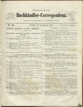 Oesterreichische Buchhändler-Correspondenz