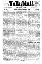 Volksblatt für Stadt und Land