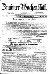 Znaimer Wochenblatt