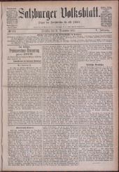 Salzburger Volksblatt: unabh. Tageszeitung f. Stadt u. Land Salzburg