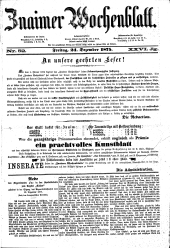 Znaimer Wochenblatt