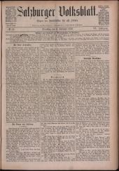 Salzburger Volksblatt: unabh. Tageszeitung f. Stadt u. Land Salzburg