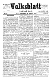 Volksblatt für Stadt und Land