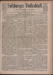 Salzburger Volksblatt: unabh. Tageszeitung f. Stadt u. Land Salzburg